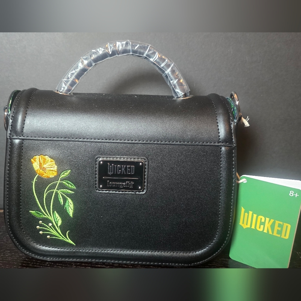 NWT Wicked For Good I Feel Wicked Crossbody Loungefly Bag - Picture 2 of 4